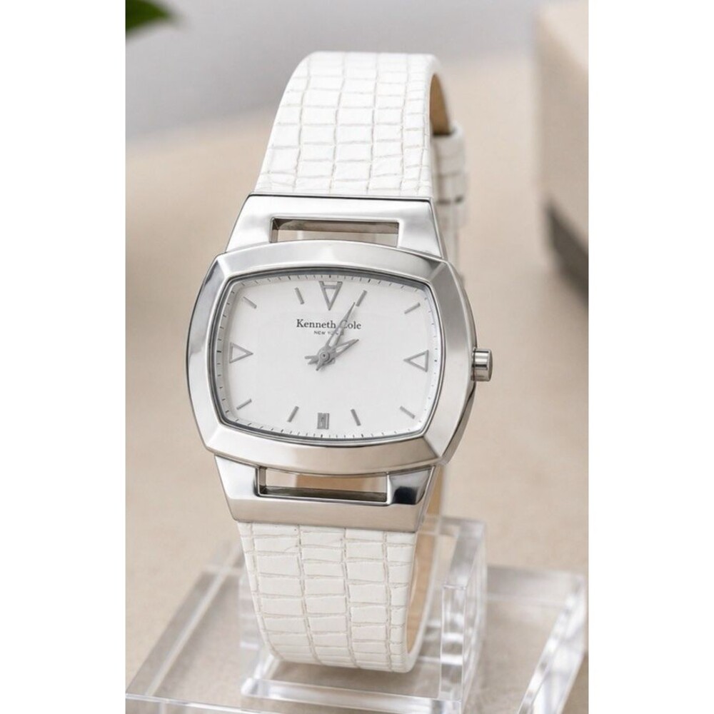 Kenneth Cole New York KC2270 Genuine Leather Quartz Women's Watch New Battery